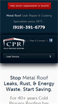 Mobile Screenshot of coldprocessroofing.com